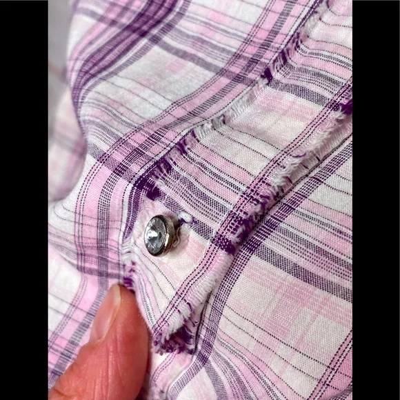 Quizz Vintage wester woman long sleeve shirt size L - Picture 6 of 8